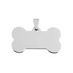 Polierten, knochförmigen Haustier-ID-Tag