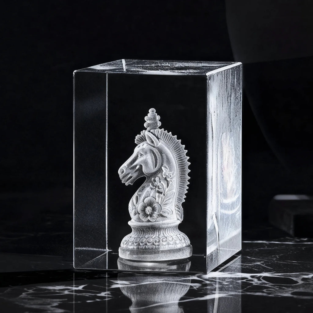 3D FÜRIMMER Kristallblock mit Erinnerungseffekt