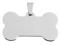 Polierten, knochförmigen Haustier-ID-Tag